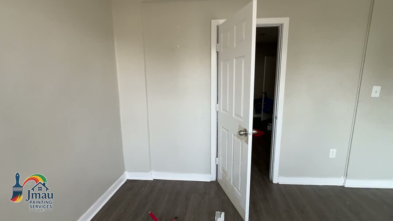 Empty apartment before interior painting
